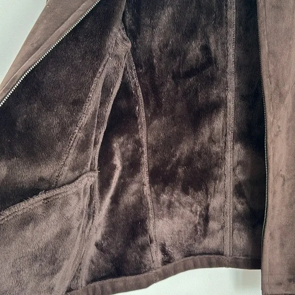 Liz Claiborne faux fur trim jacket size S - Picture 6 of 8